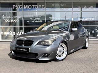 2007 BMW 5 серии 530i V (E60/E61) Рестайлинг, серый, 1390000 рублей, вид 1