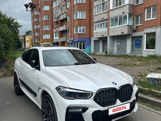 2021 BMW X6 40d III (G06), белый, 9600000 рублей, вид 4