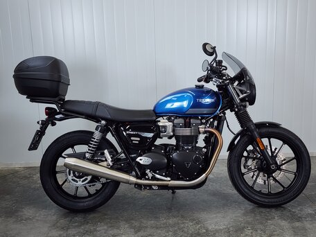 2021 Triumph Street Twin, синий, 789000 рублей, вид 1