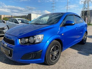 2014 Chevrolet Aveo II, синий, 580000 рублей, вид 2