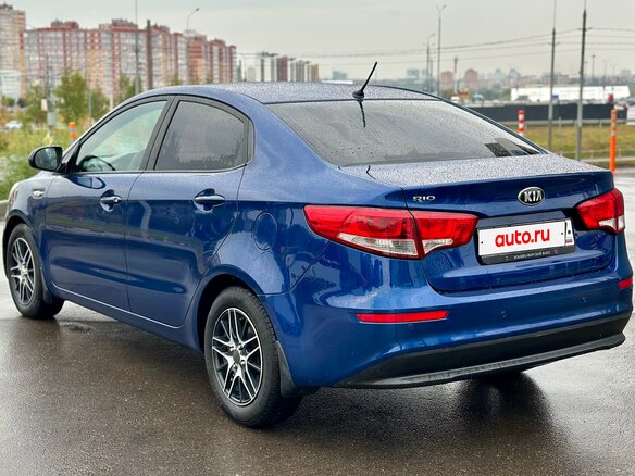 2015 Kia Rio III Рестайлинг, синий - вид 6