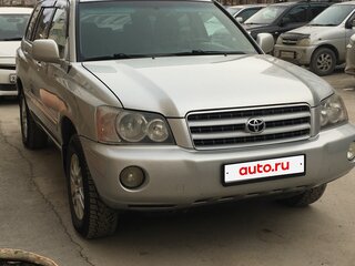 2002 Toyota Highlander I (XU20), серебристый, 1150000 рублей, вид 1