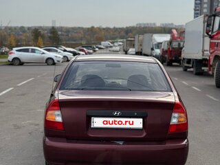 2007 Hyundai Accent ТагАЗ II, красный, 320000 рублей, вид 5
