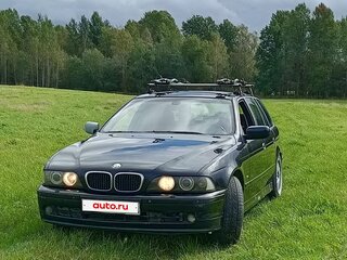 2001 BMW 5 серии 520i IV (E39) Рестайлинг, чёрный, 620000 рублей, вид 4