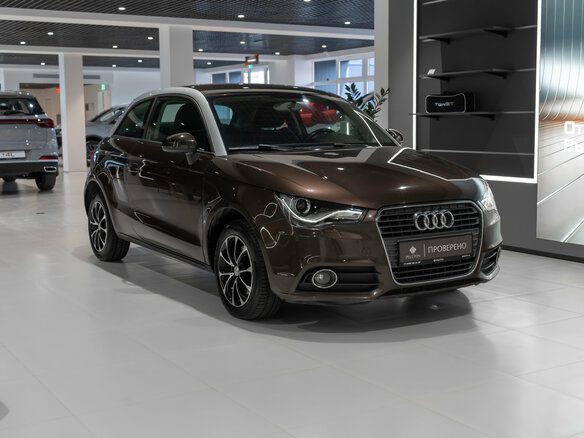 2012 Audi A1 I (8X), коричневый, 990000 рублей - вид 1