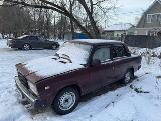 2007 Lada (ВАЗ) 2107, пурпурный, 120000 рублей, вид 4