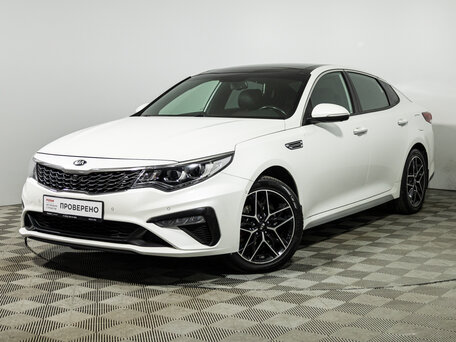2019 Kia Optima IV Рестайлинг, белый, 2099700 рублей, вид 1