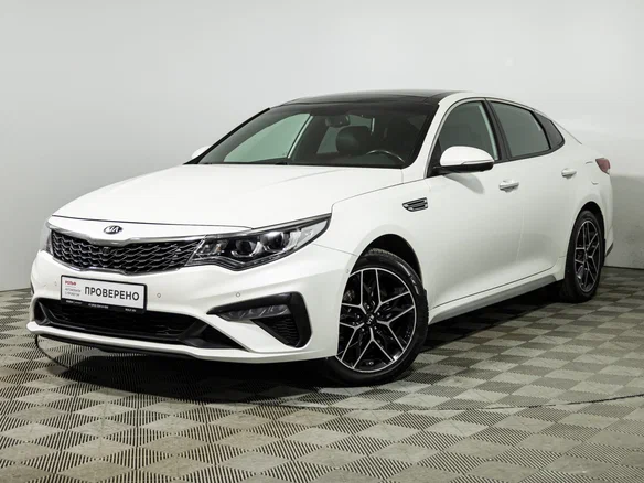 2019 Kia Optima IV Рестайлинг, белый, 2099700 рублей