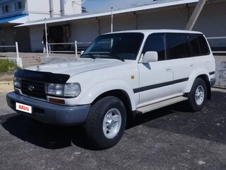 1996 Toyota Land Cruiser 80 Series Рестайлинг, белый, 2600000 рублей, вид 2