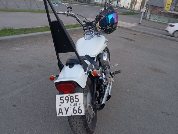 1996 Yamaha XVS400 Drag Star, белый, 299000 рублей - вид 5