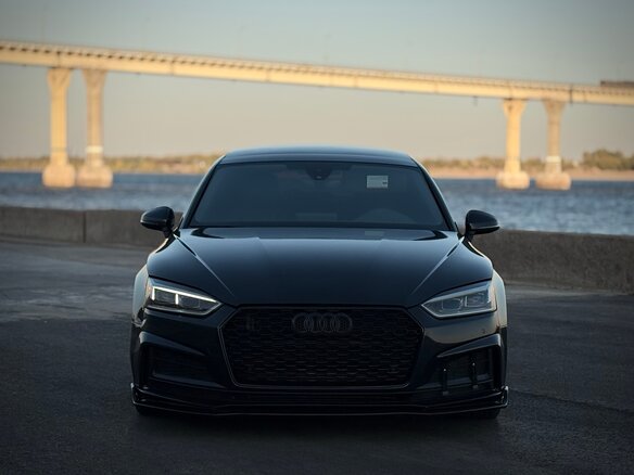 2018 Audi A5 II (F5), синий - вид 3