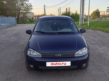 2008 Lada (ВАЗ) Kalina I, синий, 180000 рублей, вид 1