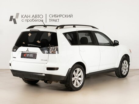 2012 Mitsubishi Outlander II Рестайлинг, белый, 1003000 рублей, вид 3