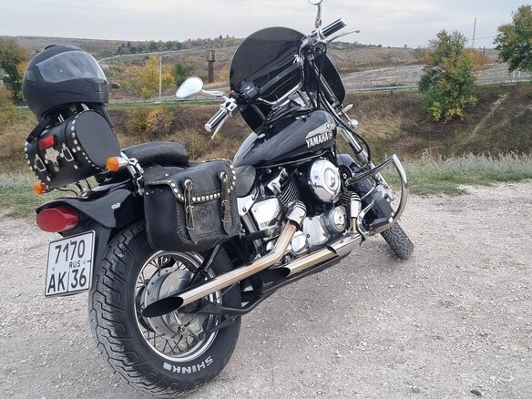 1996 Yamaha XVS400 Drag Star, чёрный, 380000 рублей - вид 5