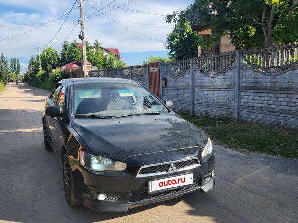 2008 Mitsubishi Lancer X, чёрный, 500000 рублей - вид 1