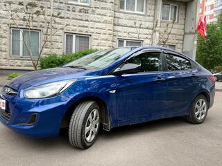 2011 Hyundai Solaris I, синий, 750000 рублей, вид 2
