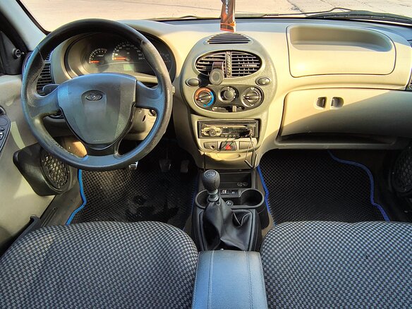 2007 Lada (ВАЗ) Kalina I, синий, 280000 рублей - вид 20