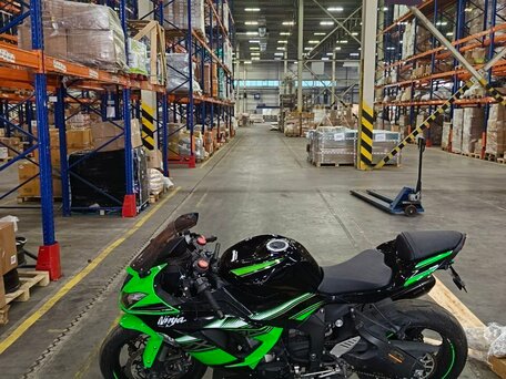 2015 Kawasaki ZX-6R Ninja, зелёный, 886000 рублей, вид 4