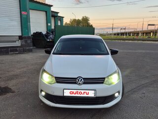 2012 Volkswagen Polo V, белый, 490000 рублей, вид 3