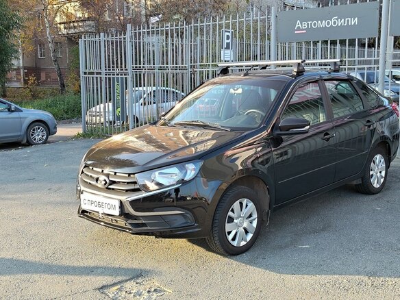 2023 Lada (ВАЗ) Granta I Рестайлинг, чёрный, 749000 рублей - вид 1