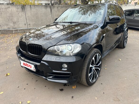2009 BMW X5 30d II (E70), чёрный, 2200000 рублей - вид 1
