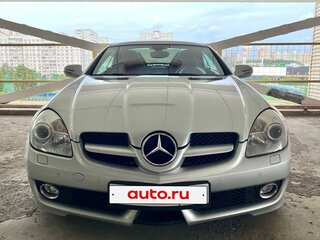 2008 Mercedes-Benz SLK-Класс 350 II (R171) Рестайлинг, серебристый, 2499000 рублей, вид 2
