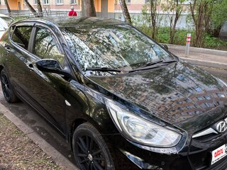 2012 Hyundai Solaris I, чёрный, 850000 рублей, вид 1