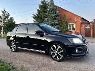 2014 Lada (ВАЗ) Granta I, чёрный, 420000 рублей, вид 2