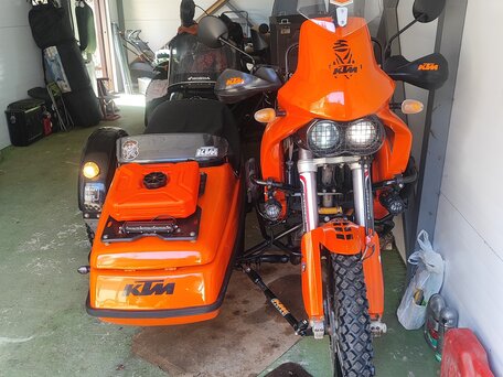 2004 KTM 640 Adventure, оранжевый, 500000 рублей, вид 5