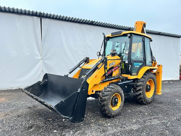 2024 JCB 3DX, жёлтый - вид 2