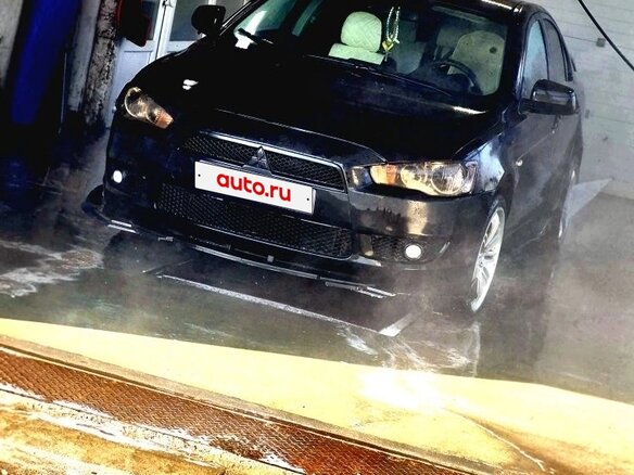 2007 Mitsubishi Lancer X, чёрный, 1000000 рублей