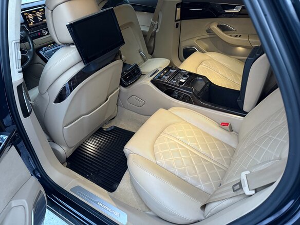 2016 Audi A8 Long III (D4) Рестайлинг, синий, 2450000 рублей - вид 10