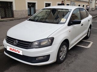 2018 Volkswagen Polo V Рестайлинг, белый, 660000 рублей, вид 1