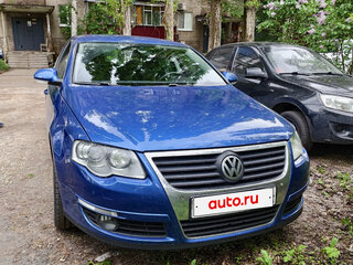 2007 Volkswagen Passat B6, синий, 1100000 рублей, вид 2