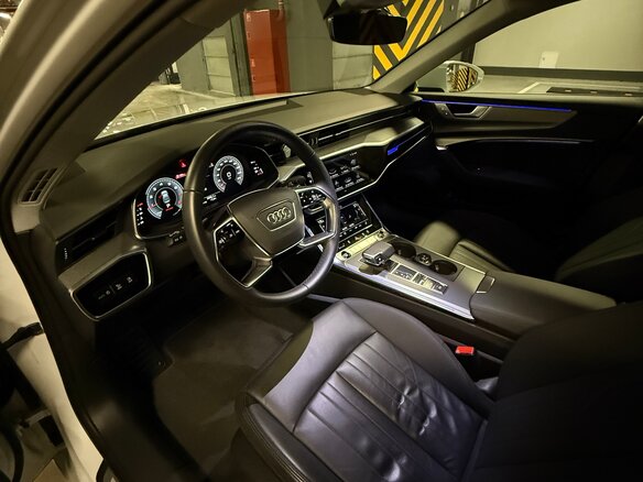 2022 Audi A6 45 TFSI V (C8), белый, 5300000 рублей - вид 6