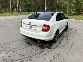 2014 Skoda Rapid I, белый, 750000 рублей, вид 4