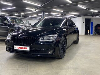 2013 BMW 7 серии Long 750Ld xDrive V (F01/F02/F04) Рестайлинг, чёрный, 2700000 рублей, вид 2