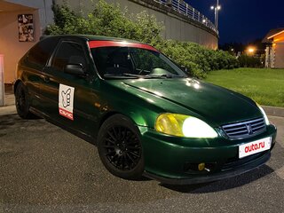 2000 Honda Civic VI Рестайлинг, зелёный, 300000 рублей, вид 3
