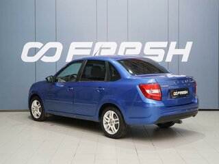 2018 Lada (ВАЗ) Granta I Рестайлинг, синий, 637000 рублей, вид 2
