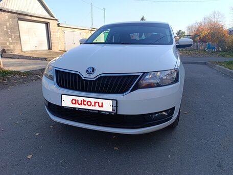 2018 Skoda Rapid I Рестайлинг, белый, 990000 рублей, вид 2
