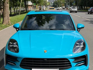 2020 Porsche Macan I Рестайлинг, синий, 5450000 рублей, вид 5