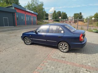 2008 Hyundai Accent ТагАЗ II, синий, 650000 рублей, вид 3