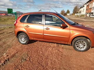 2013 Lada (ВАЗ) Kalina II, оранжевый, 470000 рублей, вид 4