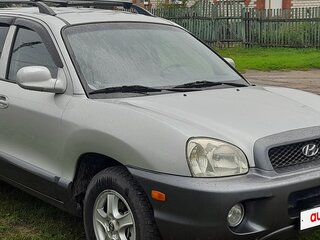 2004 Hyundai Santa Fe I, серебристый, 530000 рублей, вид 3