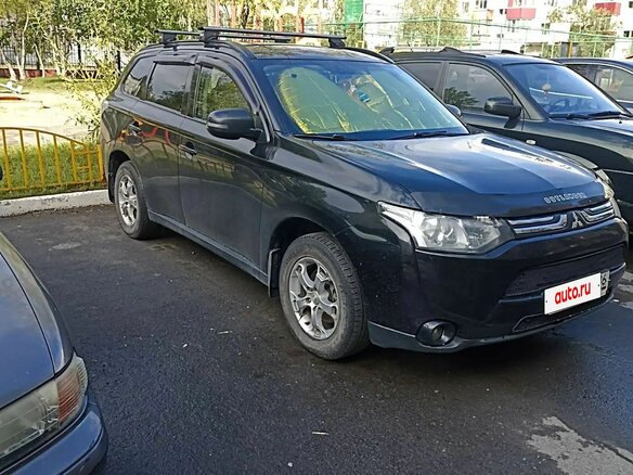 2013 Mitsubishi Outlander III, чёрный, 1150000 рублей