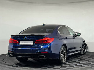 2020 BMW 5 серии 520i VII (G30/G31/G38), синий, 3297000 рублей, вид 2
