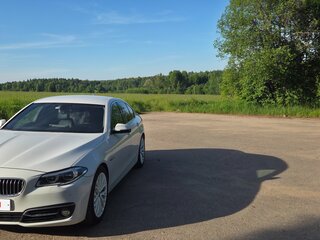 2014 BMW 5 серии 530d xDrive VI (F10/F11/F07) Рестайлинг, белый, 2750000 рублей, вид 2