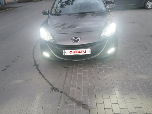 2009 Mazda 3 II (BL), серый, 830000 рублей - вид 3