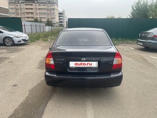 2007 Hyundai Accent ТагАЗ II, чёрный, 397000 рублей, вид 5