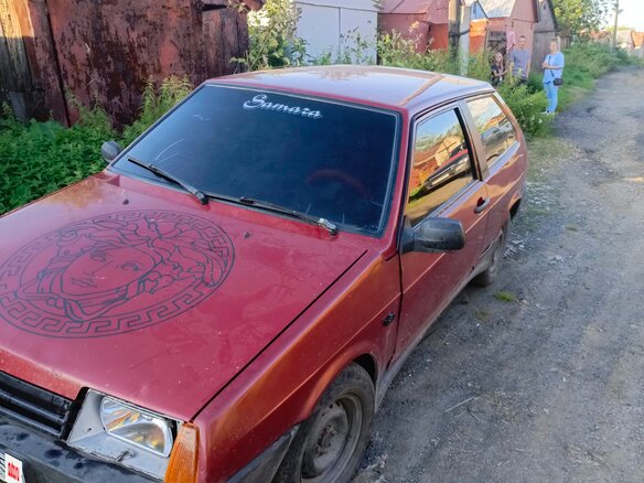 1997 Lada (ВАЗ) 2108, красный, 50505 рублей